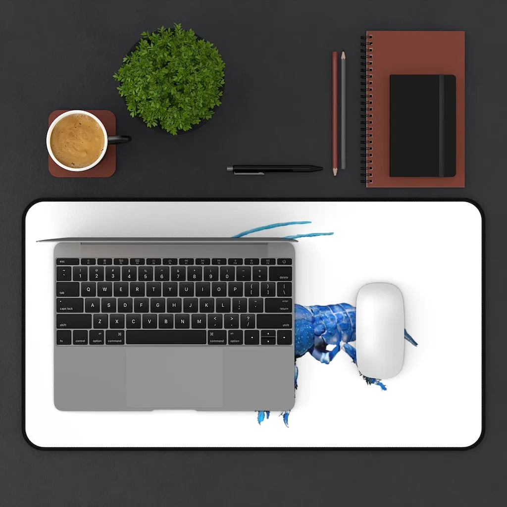 Blue Crawfish Desk Mat