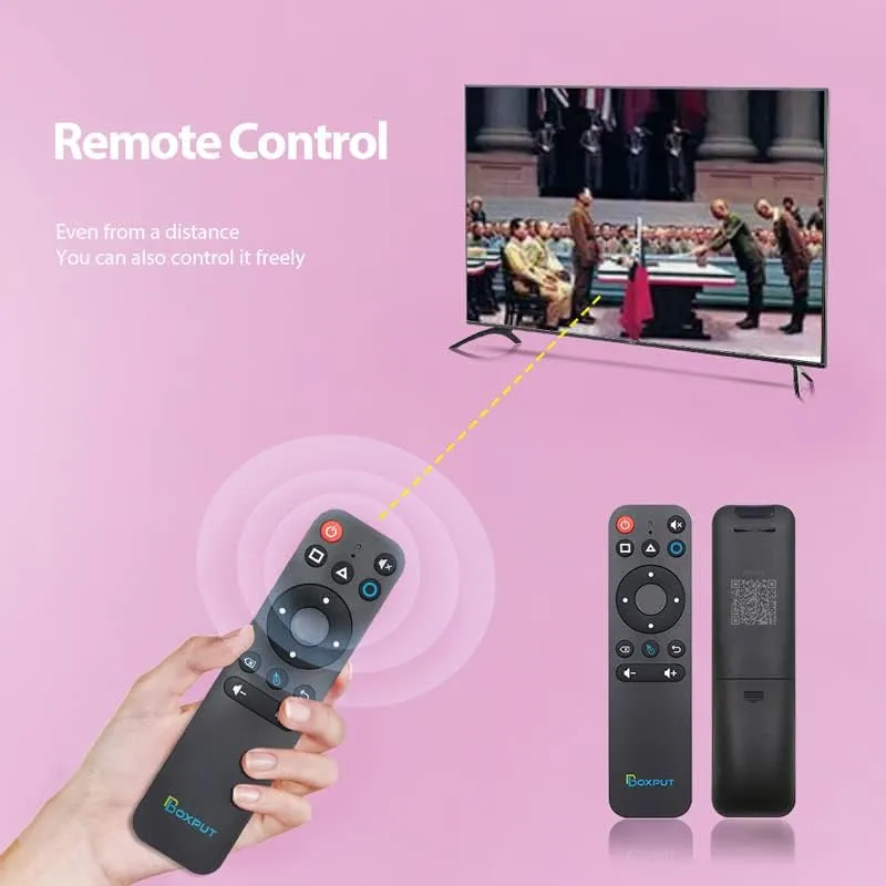 BOXPUT BPR1S Air Mouse Remote Bluetooth Voice Remote Control with Gyro Mouse IR Learning for PC Smart TV Android TV Box HTPC Laptop Projector Android Windows Replacement Universal Remote