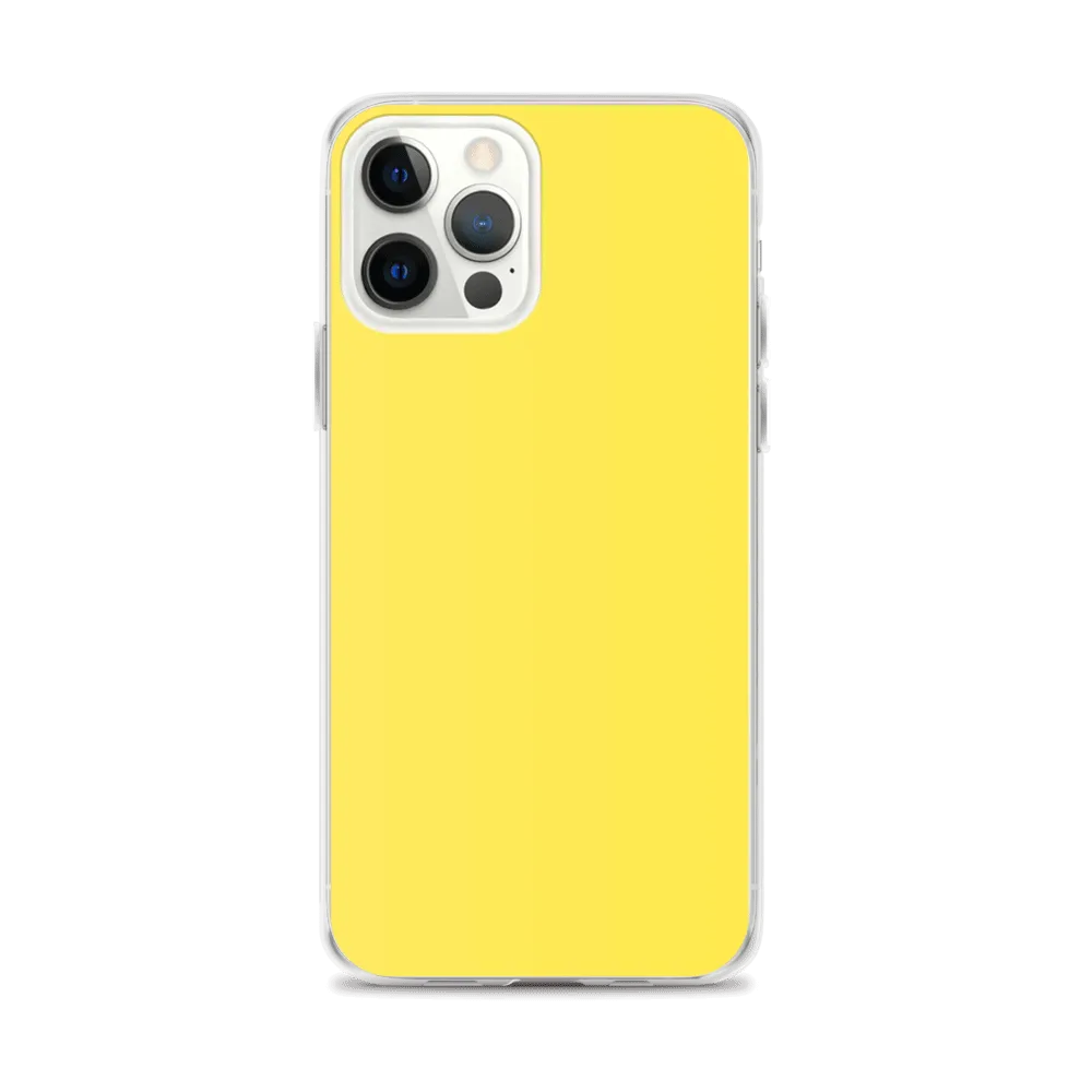 Bright Yellow iPhone Case