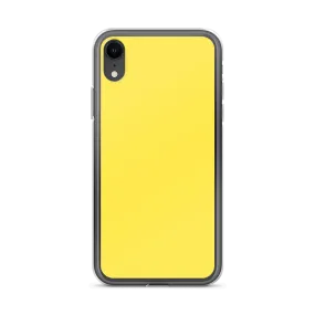 Bright Yellow iPhone Case