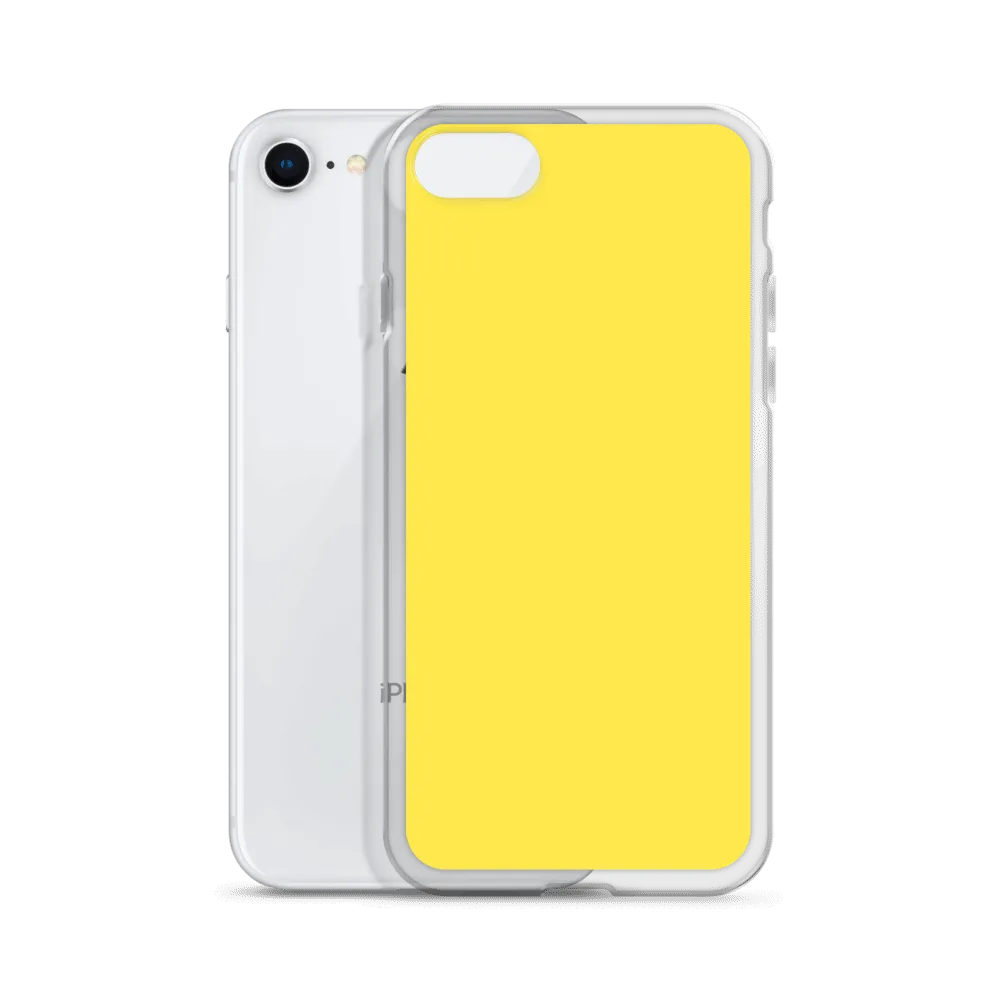 Bright Yellow iPhone Case