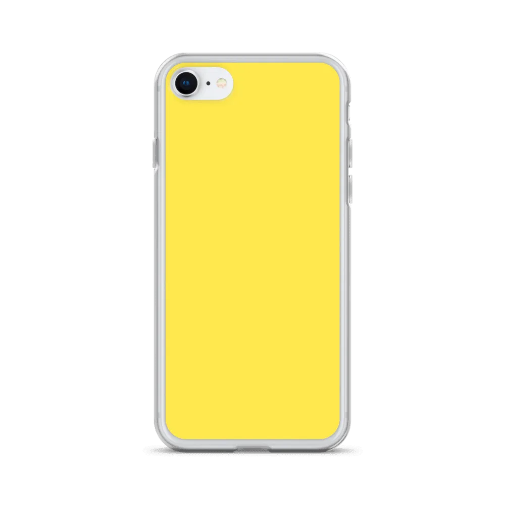 Bright Yellow iPhone Case