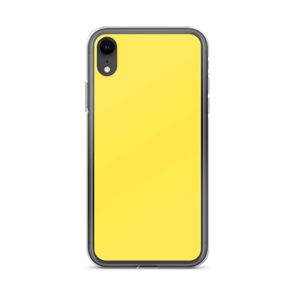 Bright Yellow iPhone Case