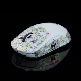 BT.L Mouse Grip for Logitech G Pro X Superlight / Superlight 2 - Holo White Cartoon