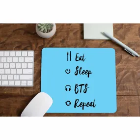 BTS Mousepad - Eat Sleep Repeat