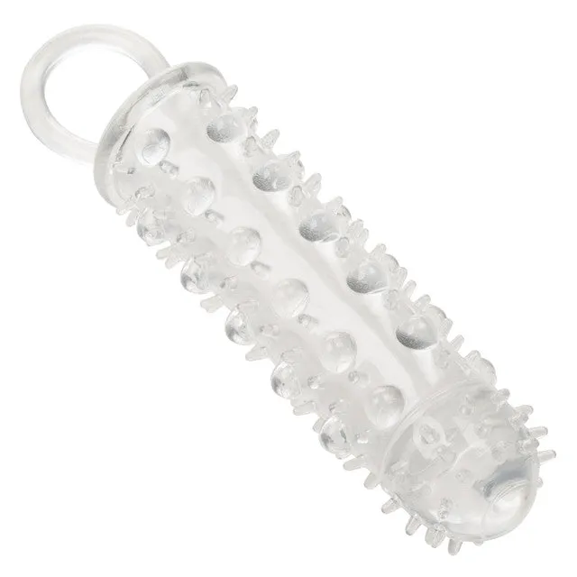 CaleXOtics 3 PIECE TEXTURED EXTENSION SET Clear Penis Extenders