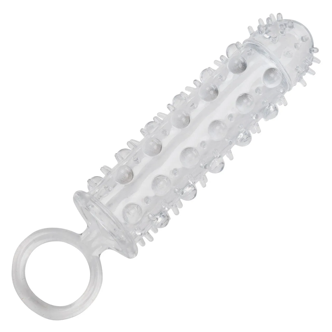 CaleXOtics 3 PIECE TEXTURED EXTENSION SET Clear Penis Extenders