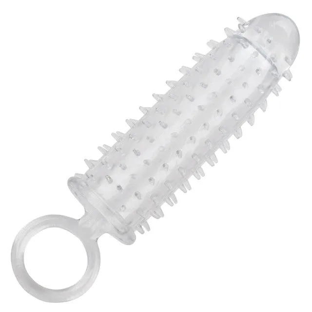 CaleXOtics 3 PIECE TEXTURED EXTENSION SET Clear Penis Extenders