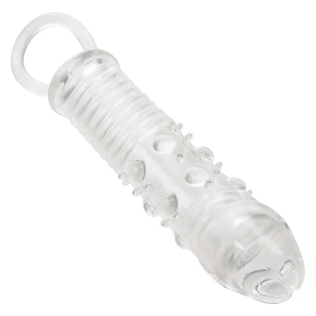 CaleXOtics 3 PIECE TEXTURED EXTENSION SET Clear Penis Extenders