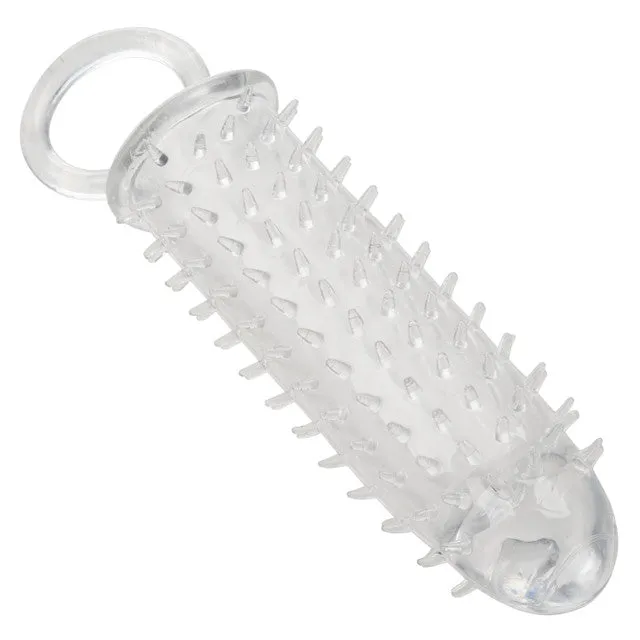 CaleXOtics 3 PIECE TEXTURED EXTENSION SET Clear Penis Extenders