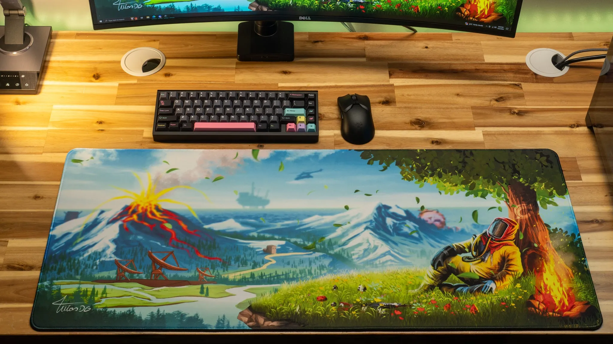 Cali "Peace Within" Limited Edition Content Creator Collaboration Rust Gaming Deskmat Mouse Pad