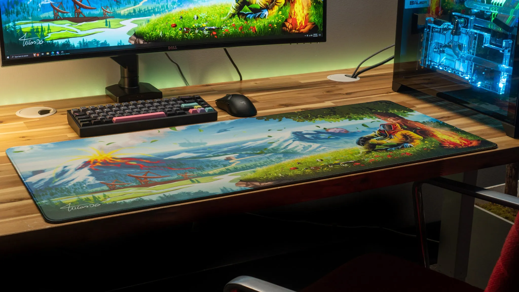 Cali "Peace Within" Limited Edition Content Creator Collaboration Rust Gaming Deskmat Mouse Pad