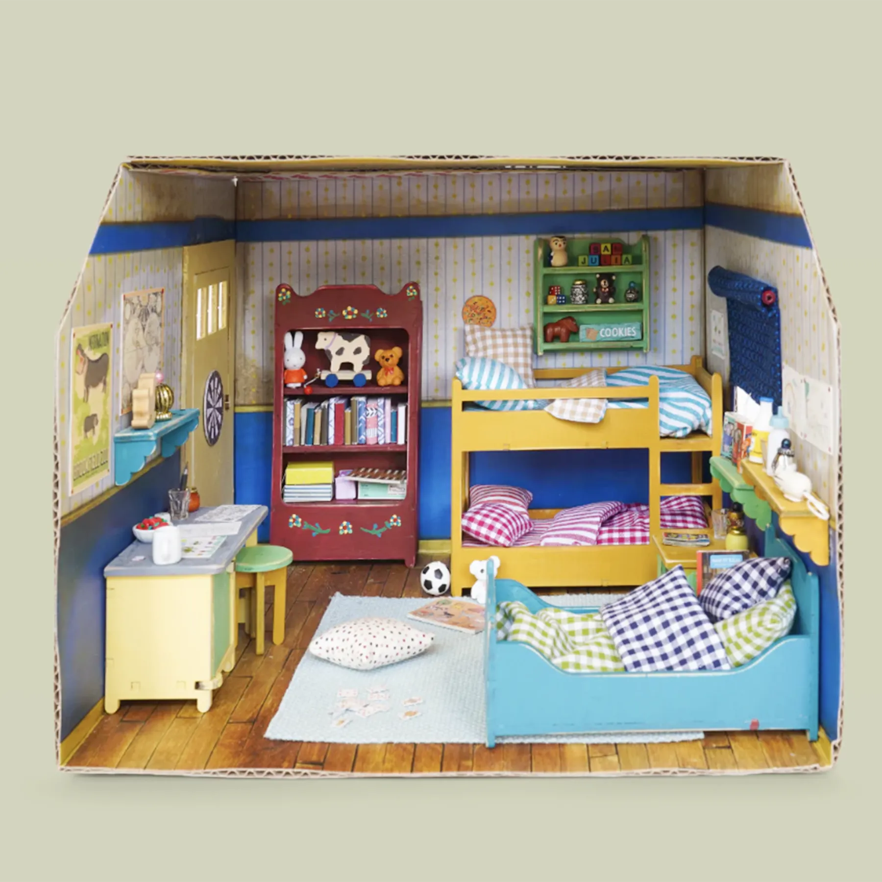 Cardboard Room Kids Bedroom