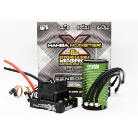 Castle Mamba Monster X 8S 1/6 ESC w/1717-1650kv Sensored Motor