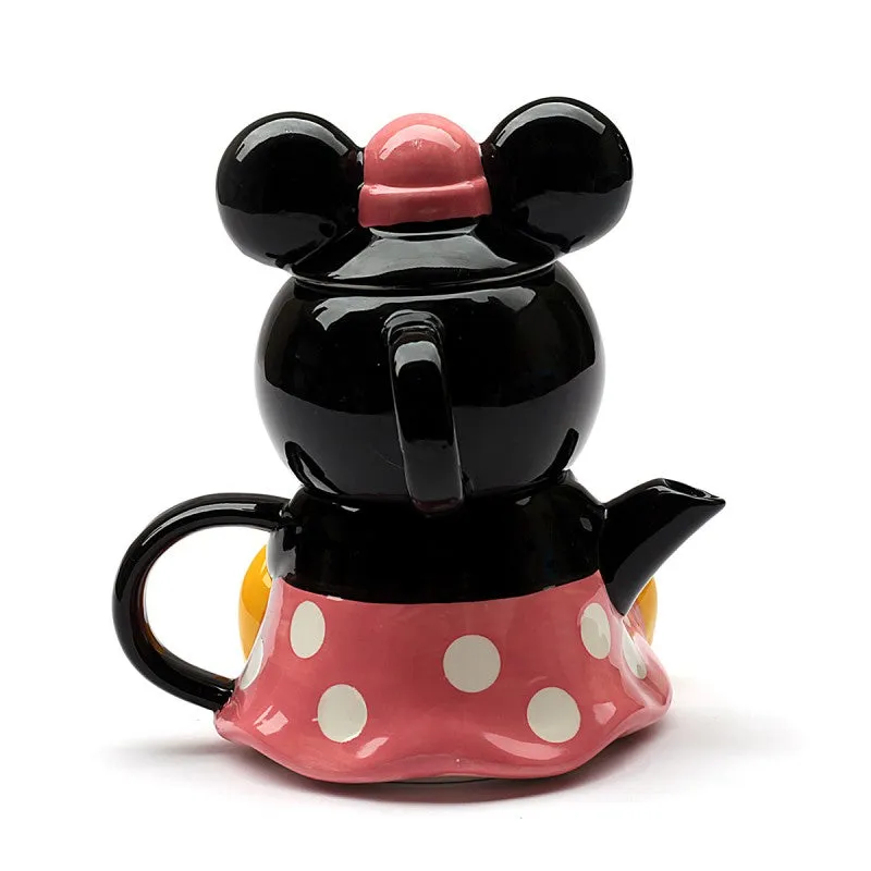 Chaleira e Caneca 3D C/ Tampa Minnie Mouse 720ml