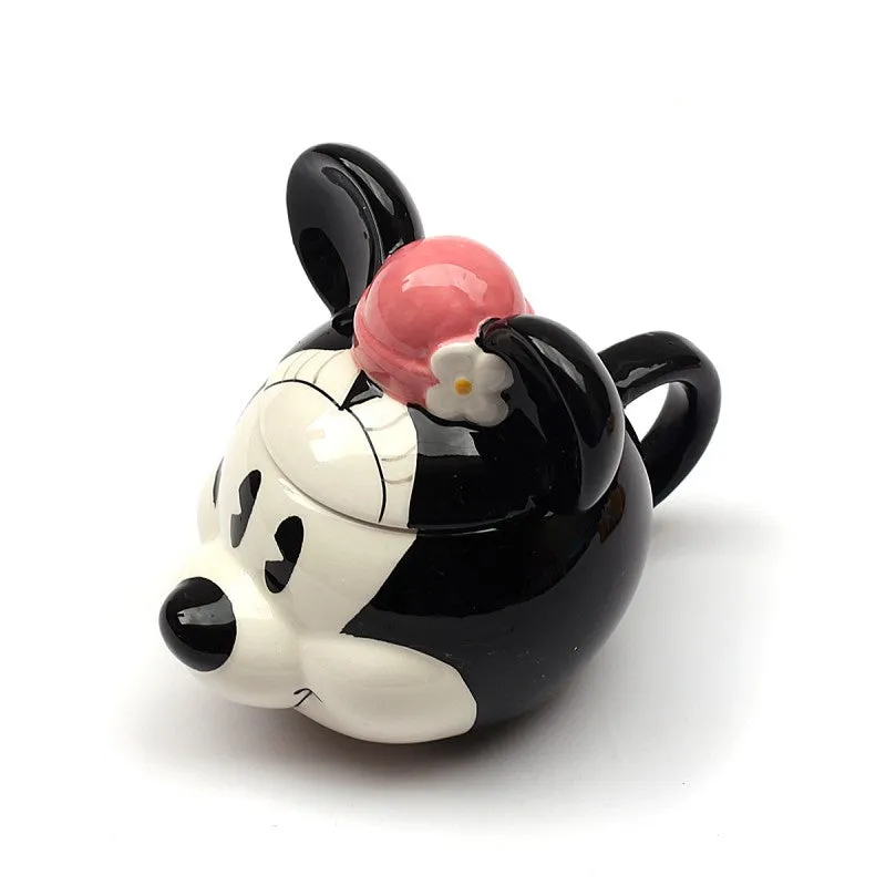 Chaleira e Caneca 3D C/ Tampa Minnie Mouse 720ml