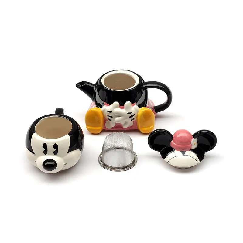 Chaleira e Caneca 3D C/ Tampa Minnie Mouse 720ml