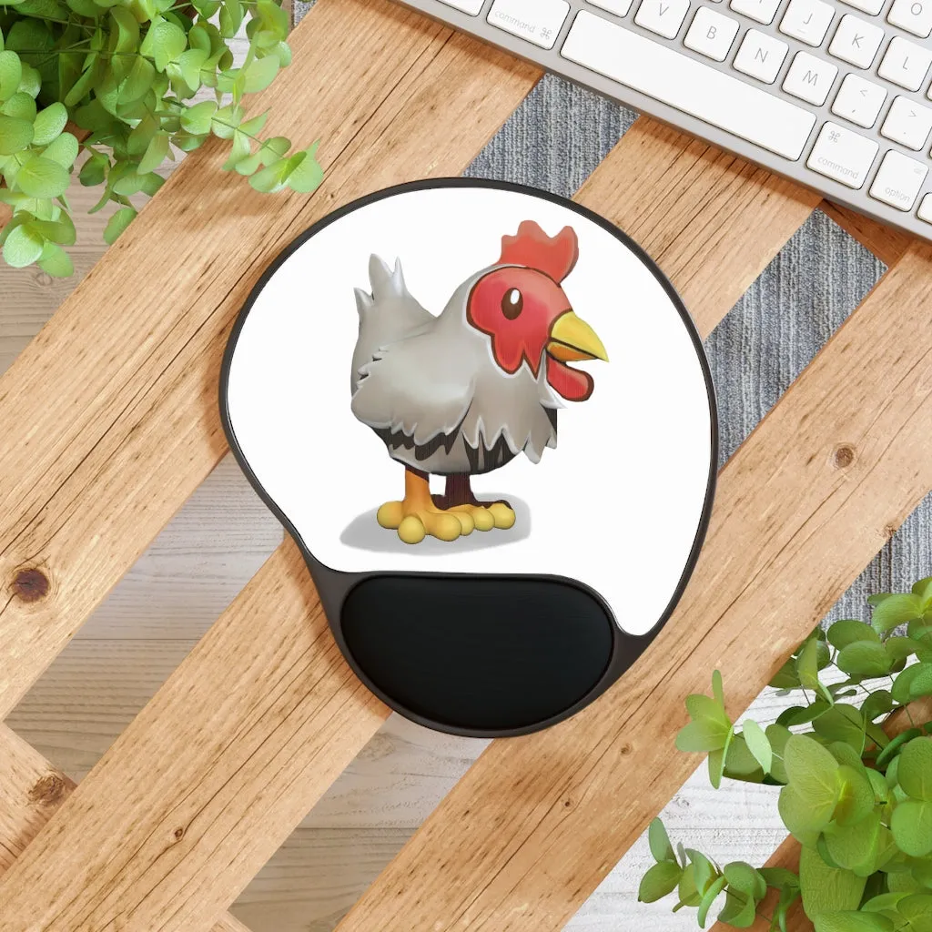 Chicken Mouse Pad With Wrist Rest