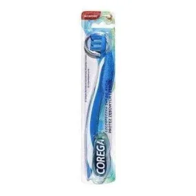 COREGA 2 in 1 toothbrush for cleaning dentures x 1 piece