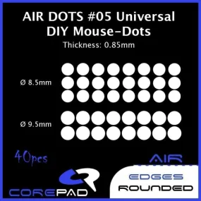 Corepad Skatez AIR Mouse Feet - #05 Universal DIY Dots