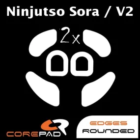 Corepad Skatez Mouse Feet for Ninjutso Sora / Sora 4K / Sora V2 (small size)