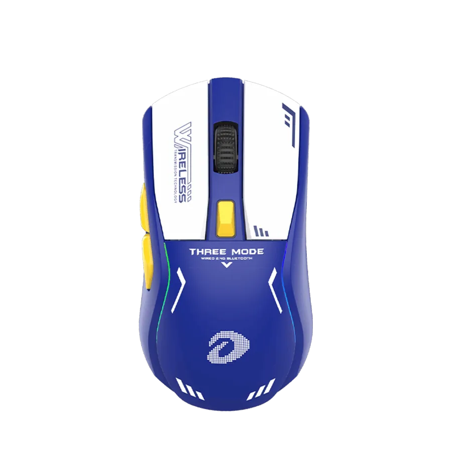 DAREU A950 Tri-mode wireless gaming mouse with RGB Charging base