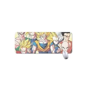 DBZ Goku Vegeta Super Saiyan Krillin Piccolo All Heroes Vibrant Design Mouse Pad