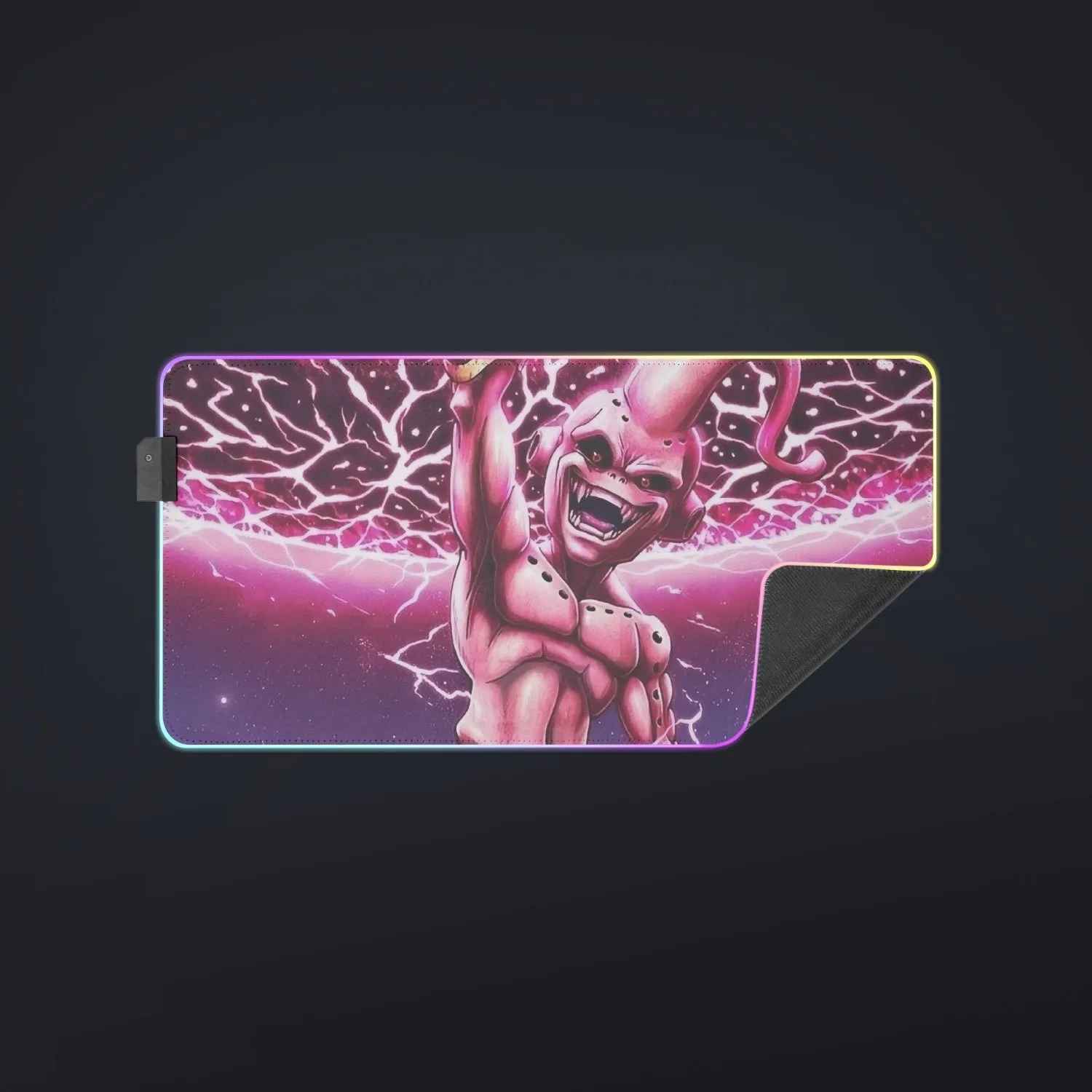 DBZ Kid Buu Super Villain Giant Ki Blast Realistic Design cool  LED Mouse Pad