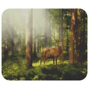 Deer Antelope Buck Mouse Pad - Forest Jungle Mouse Mat - Wildlife Animal Nature Sunset MousePad - Home Office Decor - Desk Accessories - Computer Accessory