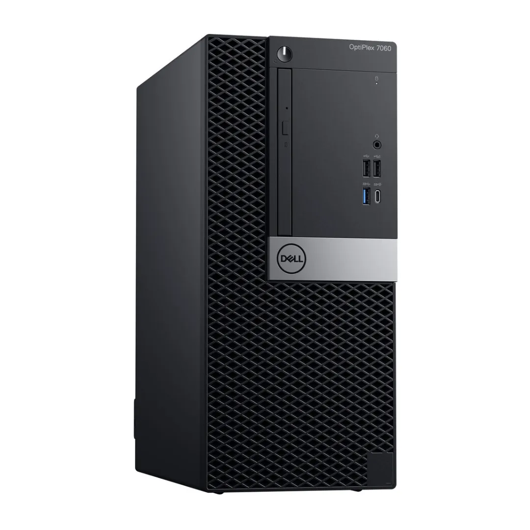 Dell OptiPlex 7060, Tower Desktop, Intel Core i7-8700, 3.2GHz, 32GB RAM, 1TB M2 SSD, Windows 10 Pro - Grade A Refurbished