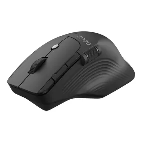 Delux M913DB Wired / Wireless Bluetooth Optical Ergonomic Mouse 2.4GHz with 4000 DPI, 6 Buttons   1 Side Scroll, USB Interface, and Type C Cable Rechargeable for Windows 7/8/10