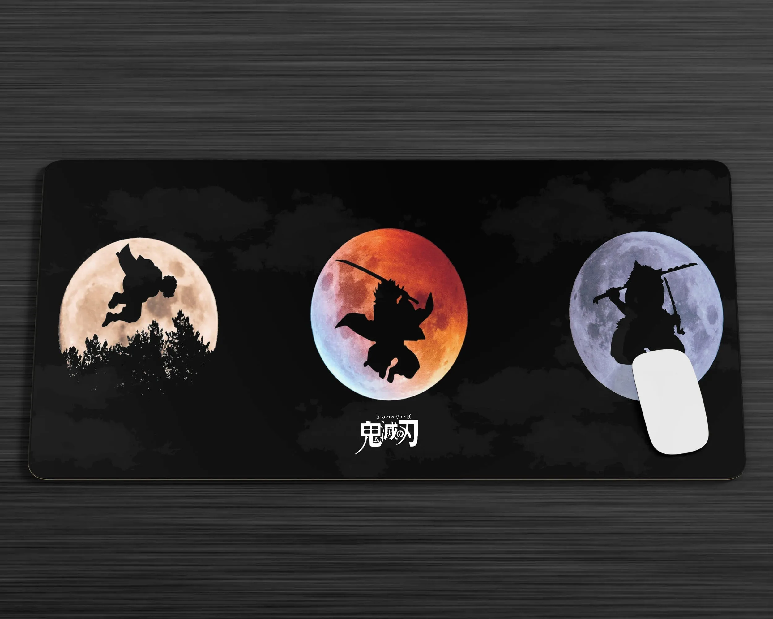 Demon Slayer Moonlight Gaming Mouse Pad