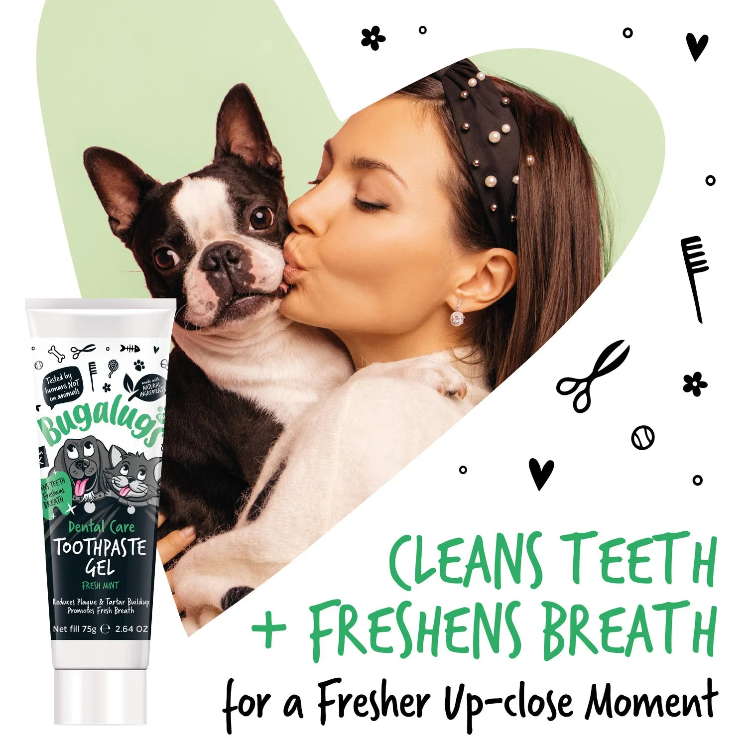 Dental Care Toothpaste Gel with Fresh Mint for Dogs & Cats