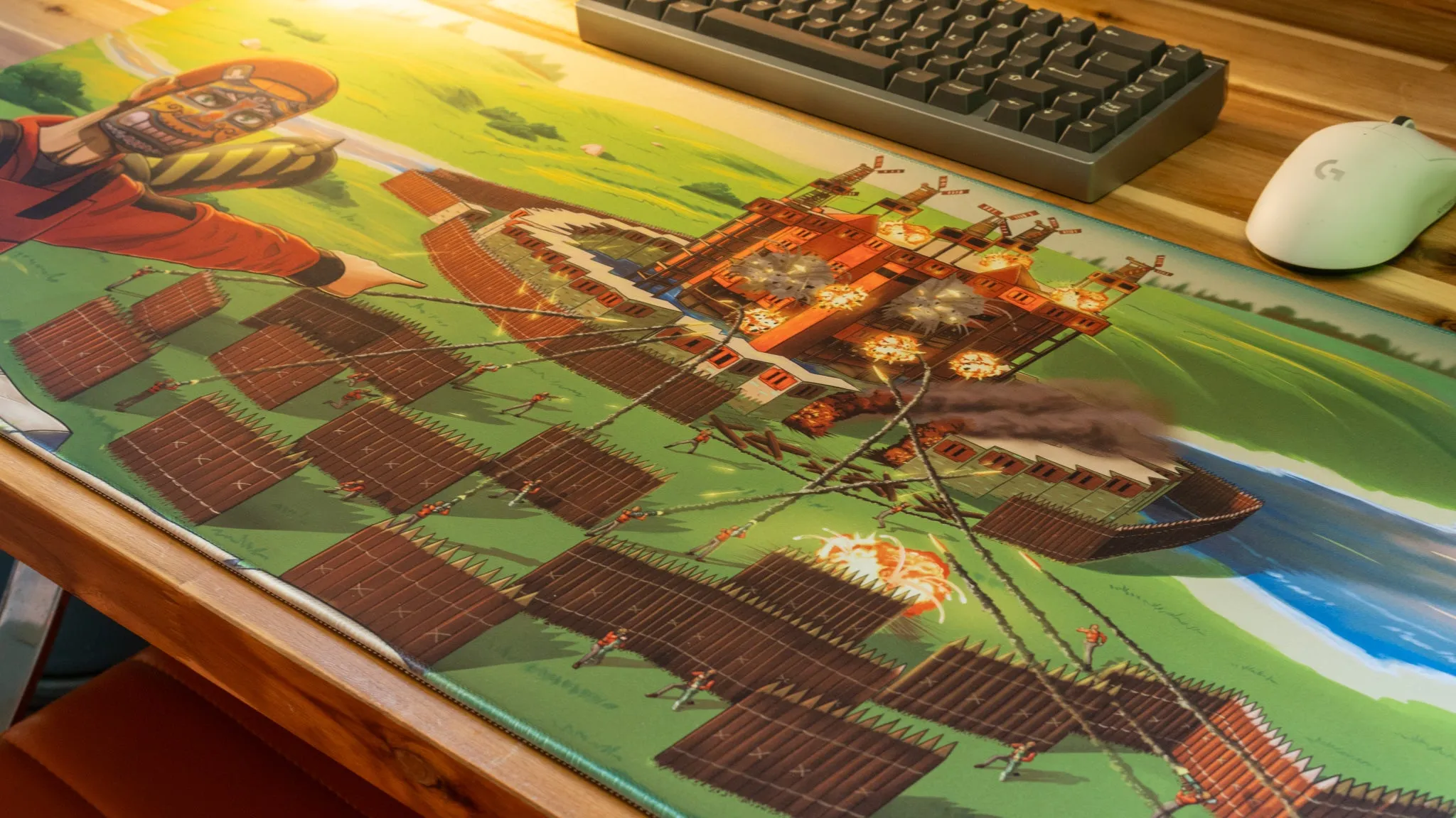 Dinling "War Never Changes" Content Creator Collaboration Limited Edition Gaming Deskmat