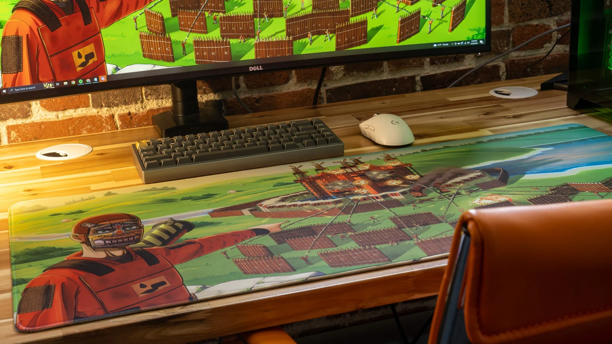 Dinling "War Never Changes" Content Creator Collaboration Limited Edition Gaming Deskmat