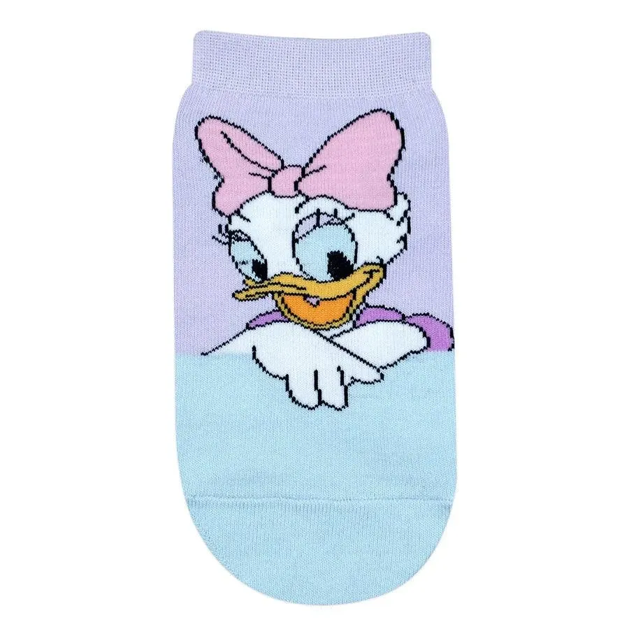 Disney Character Lowcut Socks For Women- Donald & Daisy