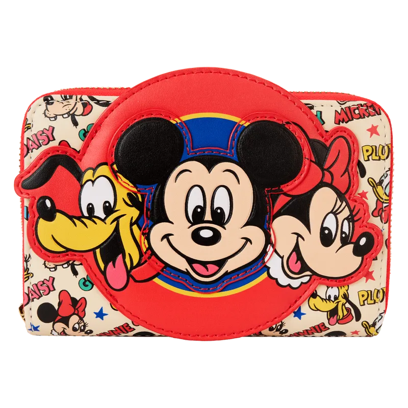 Disney Mickey and Friends Classic Zip Around Wallet