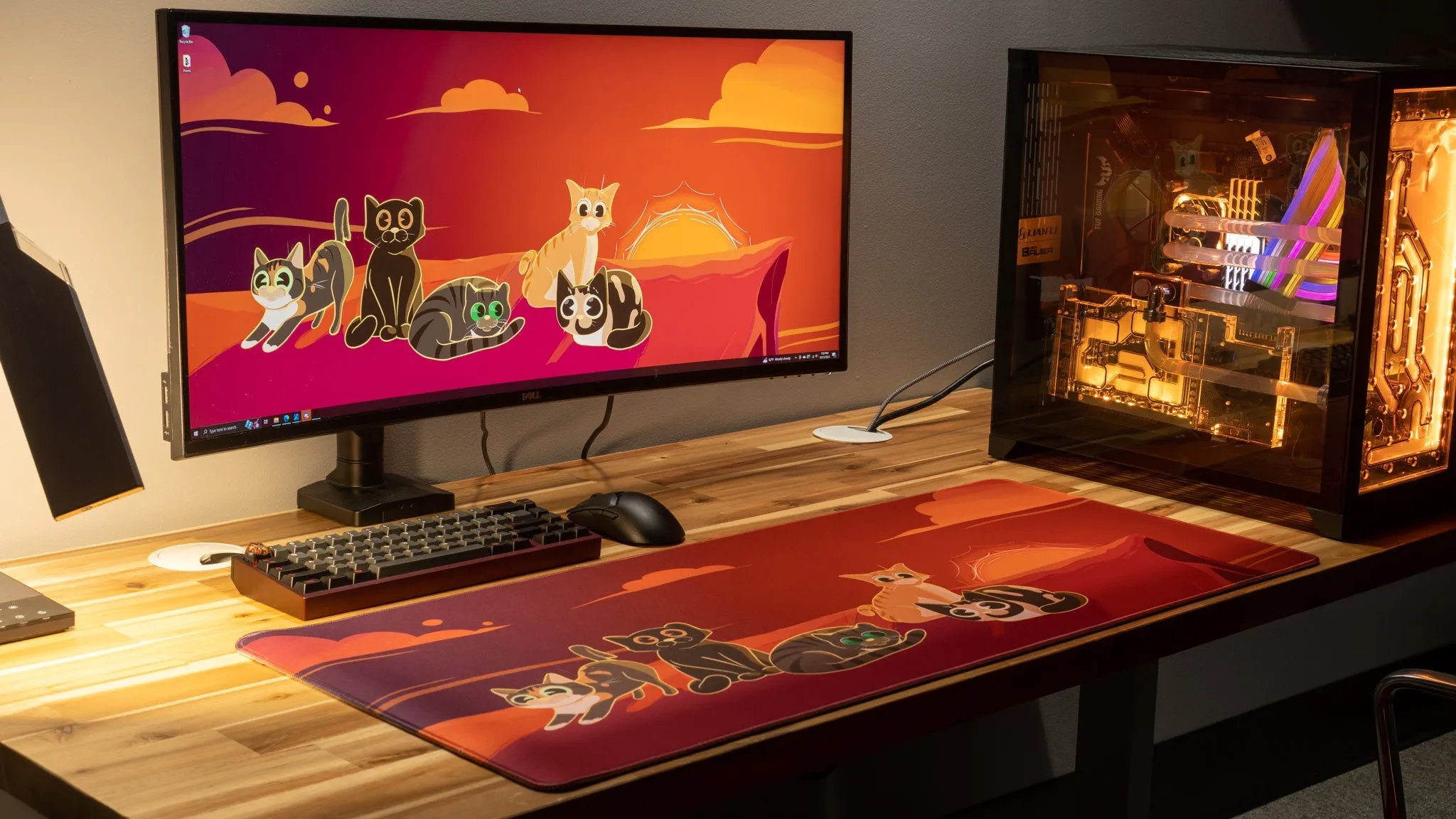 Dooley Noted "Meowvelous Morning" Creator Collaboration Limited Edition Gaming Deskmat