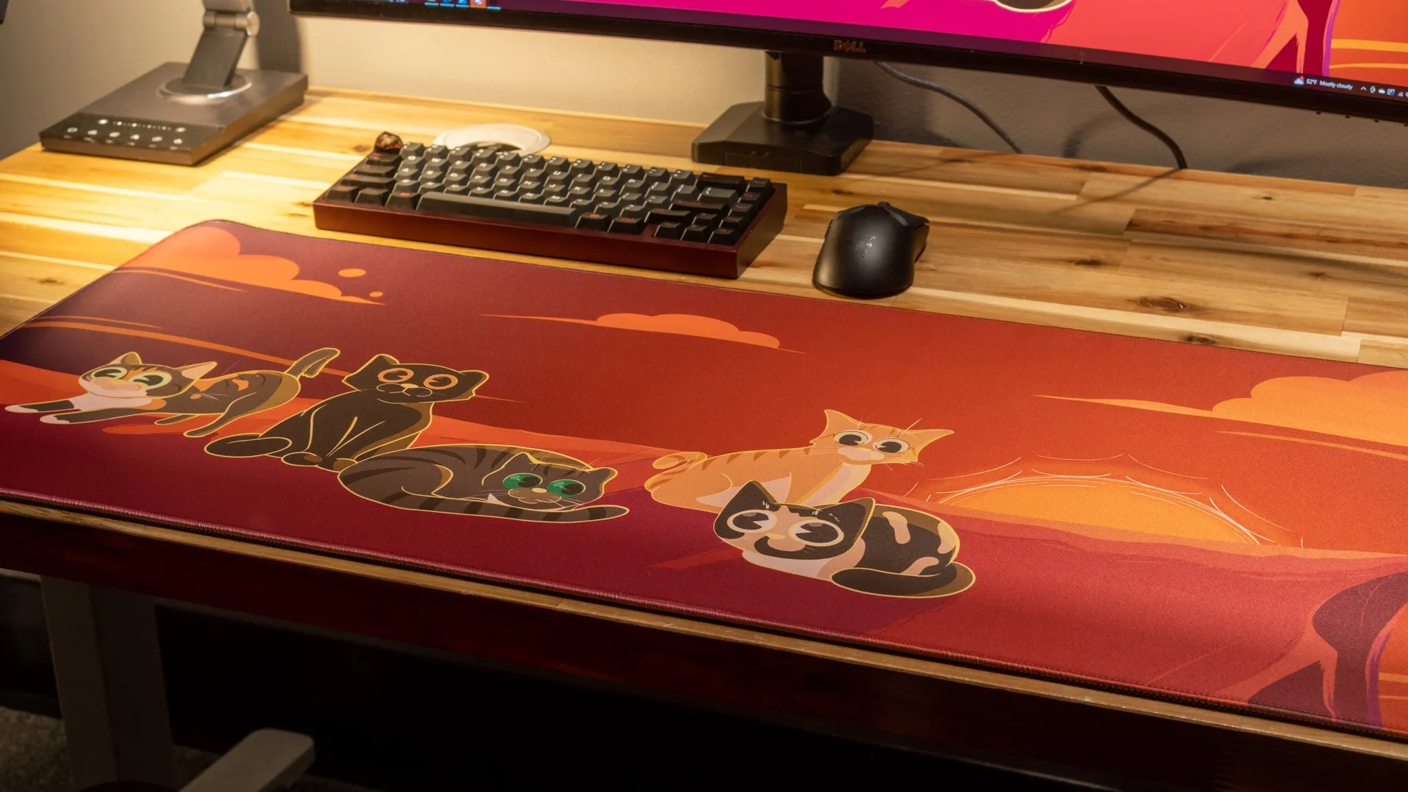 Dooley Noted "Meowvelous Morning" Creator Collaboration Limited Edition Gaming Deskmat