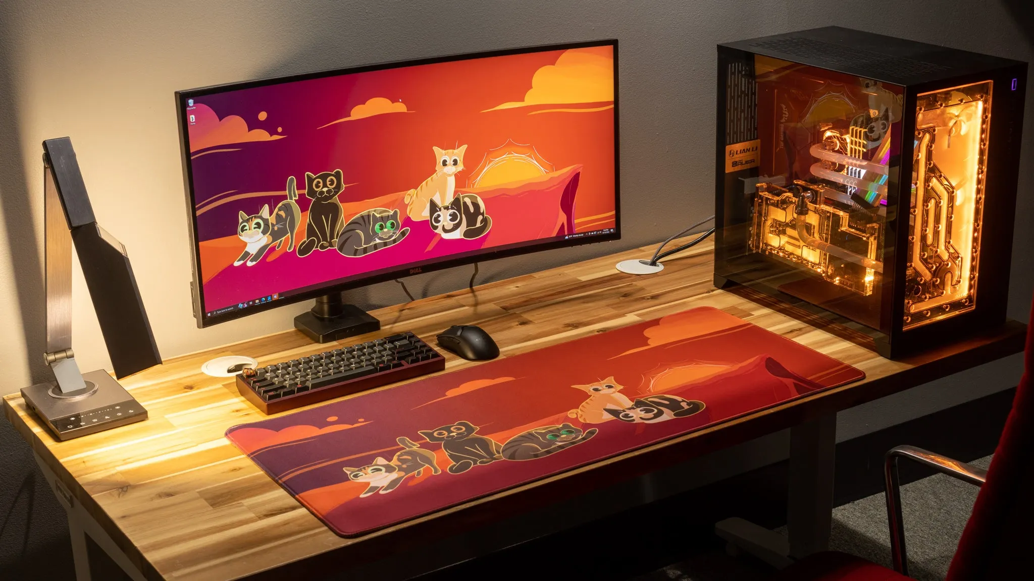 Dooley Noted "Meowvelous Morning" Creator Collaboration Limited Edition Gaming Deskmat