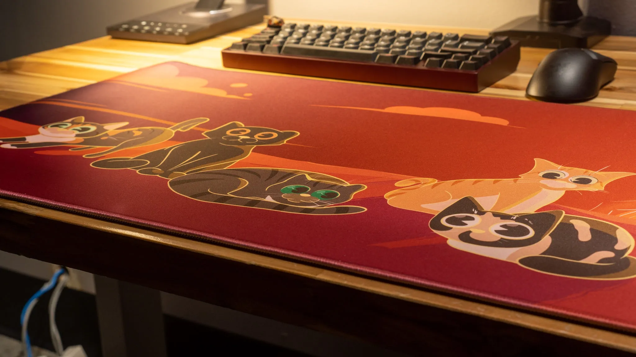 Dooley Noted "Meowvelous Morning" Creator Collaboration Limited Edition Gaming Deskmat