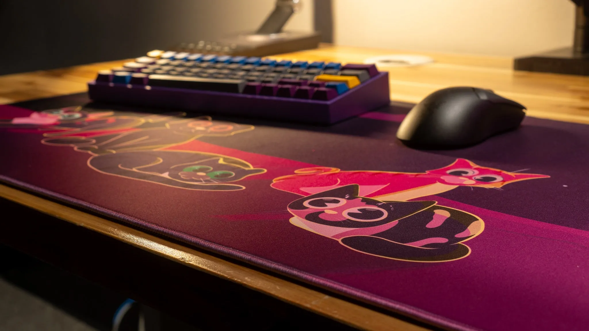 Dooley Noted "Purrfect Evening" Creator Collaboration Limited Edition Gaming Deskmat