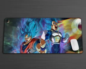 Dragon Ball Goku & Vegeta Super Saiyan Blue Gaming Mouse Pad