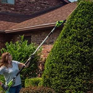 Earthwise 20V Cordless Lithium 20" Pole Hedge Trimmer