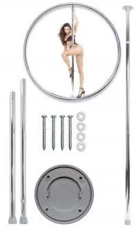 Fantasy Dance Pole | Silver | Fetish Fantasy Series