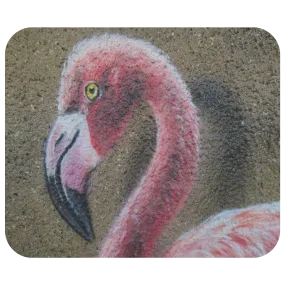 Flamingo Beach Sand Mouse Pad / Flamingo Decor / Mouse Pad / Personalized Home Office Decor / Mousepads Desk Accessories / Mousepad Computer Accessory