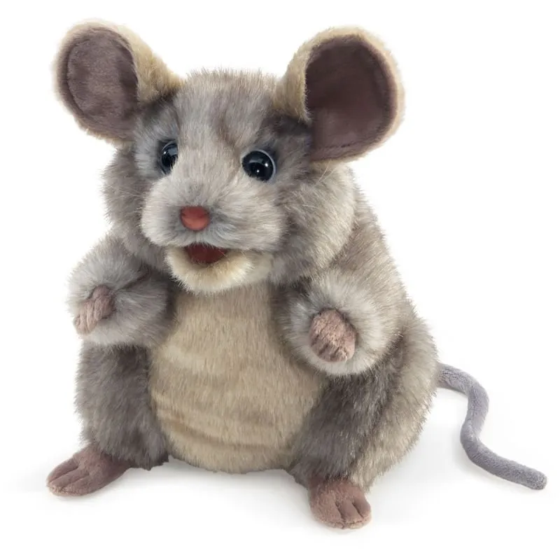 Folkmanis Grey Mouse Hand Puppet