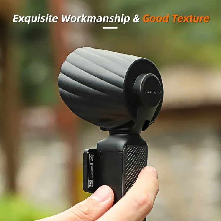 For DJI OSMO Pocket 3 Sunnylife Sunshade Lens Protective Cover Hood (Black)