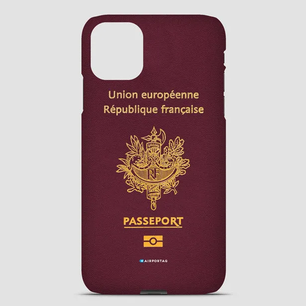 France - Passport Phone Case