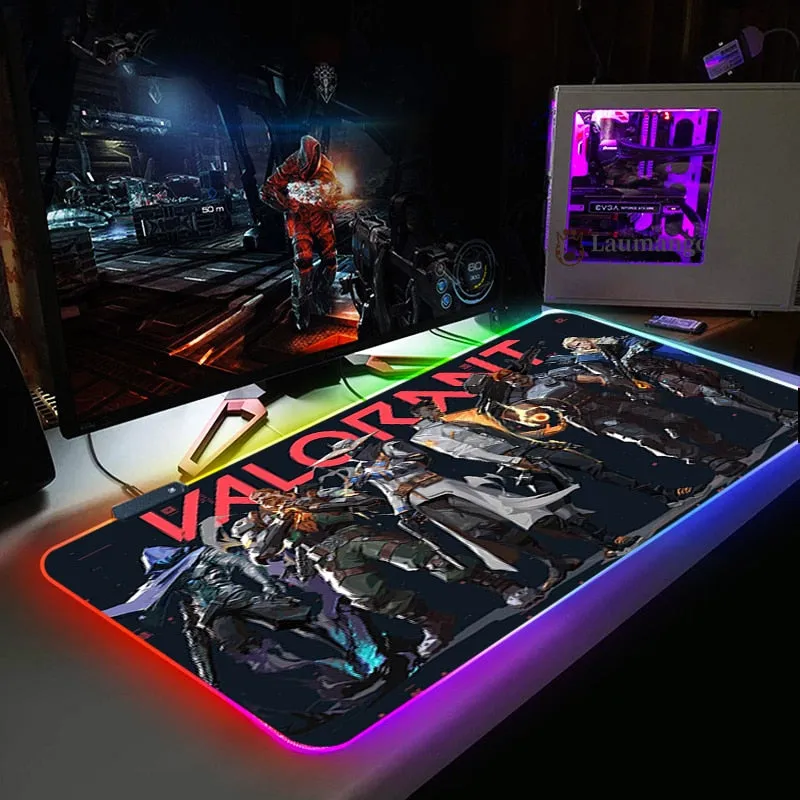 Gaming Mouse Pads RGB Collection-2 Valorant (Variants & Sizes available)